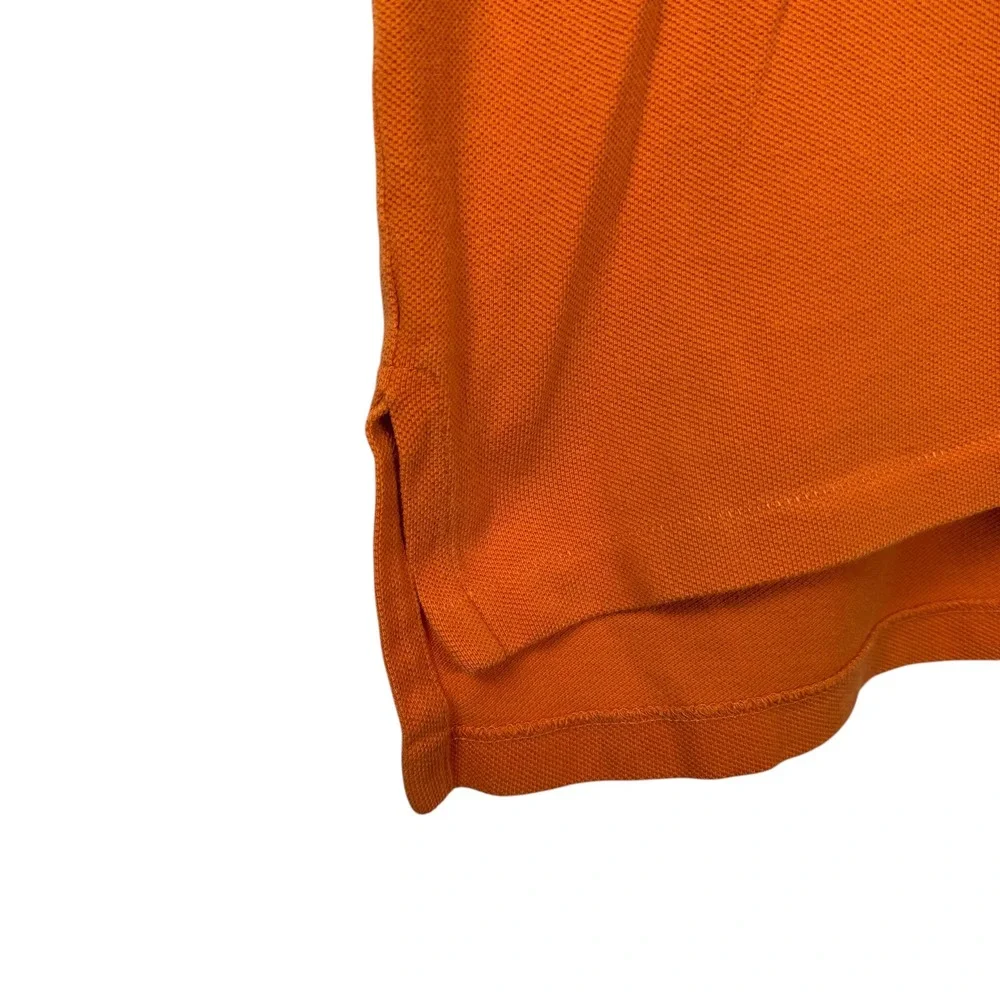 Vintage Polo Ralph‎ Lauren Polo Shirt Mens L Orange Embroidered Pony Cotton Golf